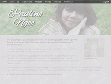 Tablet Screenshot of paulinengoc.com